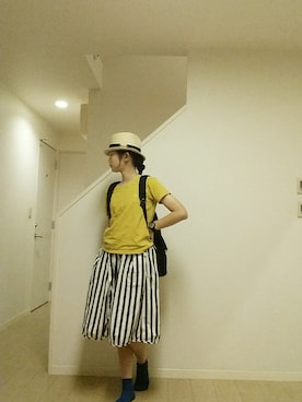 「MEIN HEIM（マイン　ハイム）のアイテム」を使った、sieluさん（レディース・164cm）の夏コーディネート