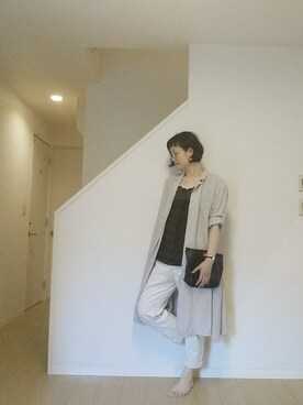 「induna（インデュナ）のアイテム」を使った、sieluさん（レディース・168cm）の夏コーディネート