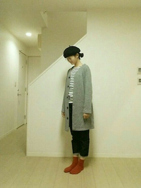 「MEIN HEIM（マイン　ハイム）のアイテム」を使った、sieluさん（レディース・164cm）の秋コーディネート