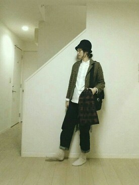 「ARMEM（アーメン）のアイテム」を使った、sieluさん（レディース・168cm）の秋コーディネート