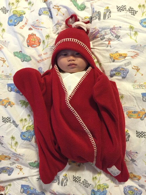 MY&UC使用「babybaby select（星型アフガン スターラップ 0-4M（新生児～生後4ヶ月頃） Tuppence&Crumble (タッペンス&クランブル)）」的時尚穿搭