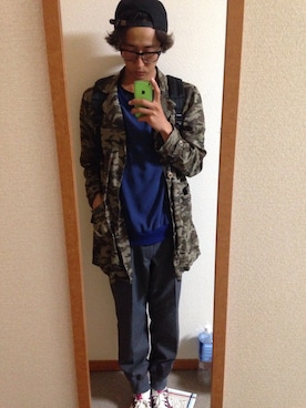 「SILAS(サイラス)のアイテム(その他アウター)」を使った、ゆゆゆすけさん(メンズ・176cm)の秋コーディネート