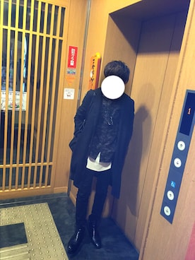 「DETAILS（ディテールズ）のアイテム（チェスターコート）」を使った、田中さん（メンズ・170cm）の秋コーディネート