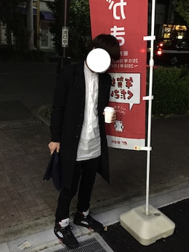 「DETAILS（ディテールズ）のアイテム（チェスターコート）」を使った、田中さん（メンズ・170cm）の秋コーディネート