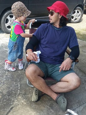 「babyGAP（babyGAP）のアイテム（オールインワン・サロペット）」を使った、xitaさん（メンズ・165cm）の秋コーディネート