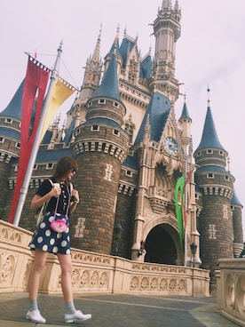 「BEAMS（ビームス）のアイテム（レインシューズ）」を使った、TKさん（レディース・168cm）の夏コーディネート