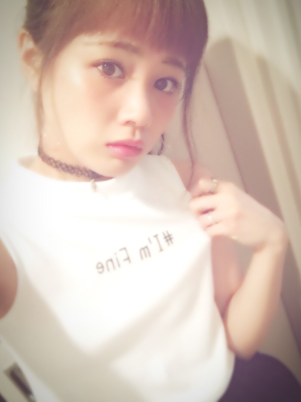新垣里沙 Risa Niigaki 古着的t恤 上装搭配 Wear