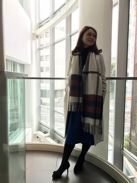「お食事会」｜「アイテム（ジャケット/アウター）」を使った、みるねぇさん（レディース・166cm）の秋コーディネート