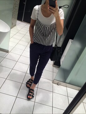 mya:)さん(レディース・160cm)の夏コーディネート