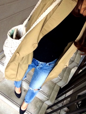 mya:)さん（レディース・160cm）の春コーディネート