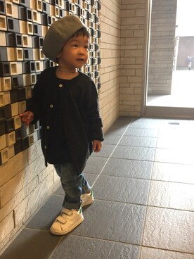 chakuさん（キッズ・80cm）の冬コーディネート