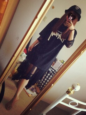 イワタリサさん（レディース・157cm）の夏コーディネート