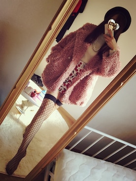 「LIZ LISA（リズリサ）のアイテム（その他アウター）」を使った、イワタリサさん（レディース・157cm）の秋コーディネート