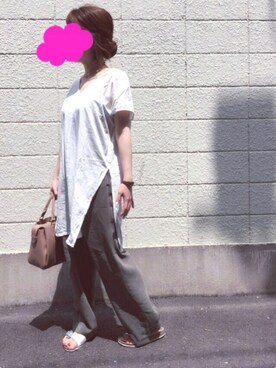 MARIKO.Iさん（レディース・156cm）の夏コーディネート