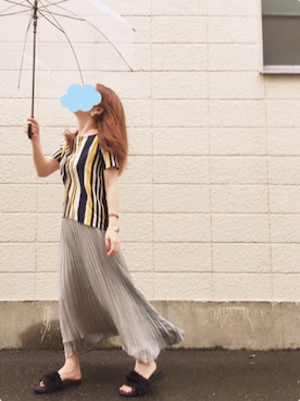 MARIKO.Iさん（レディース・156cm）の夏コーディネート