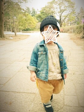 「babygap」｜「アイテム（バレエシューズ）」を使った、kinokonokoさん（キッズ・80cm）の春コーディネート