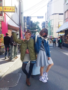 村田倫子さん（レディース・163cm）の秋コーディネート