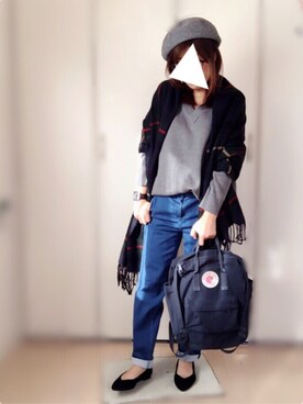 「LE JUN（ルジュン）のアイテム（バックパック/リュック）」を使った、Ayako  さん（レディース・150cm）の冬コーディネート