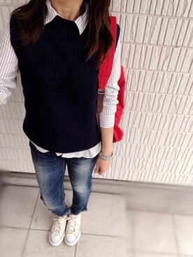 「CHAPTER WORLD select （チャプターワールドセレクト）のアイテム」を使った、Ayako  さん（レディース・150cm）の春コーディネート