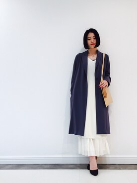 「KBF+」｜「アイテム（その他アウター）」を使った、kameさん（レディース・158cm）の冬コーディネート