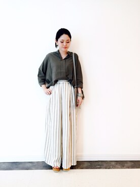 kamezawaさん（レディース・158cm）の春コーディネート