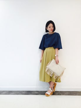 kamezawaさん（レディース・158cm）の春コーディネート