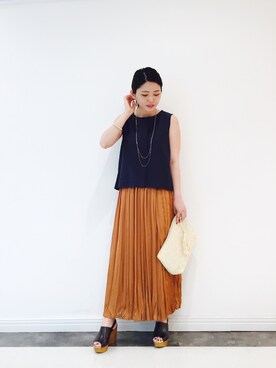 kamezawaさん（レディース・158cm）の春コーディネート
