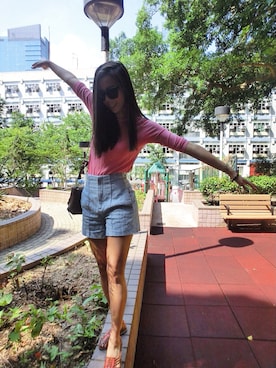 「streetsnap」｜「アイテム（その他）」を使った、mandeeeeeさん（レディース・173cm）の夏コーディネート