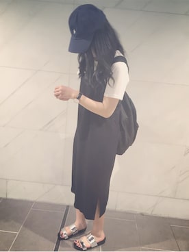 「INGNI（イング）のアイテム（つなぎ/オールインワン）」を使った、ayanoさん（レディース・163cm）の春コーディネート