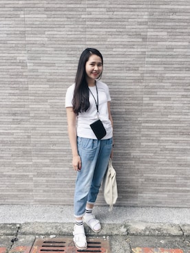 「zakka w（zakka w）のアイテム（財布/小物）」を使った、Jennyさん（レディース・162cm）の夏コーディネート