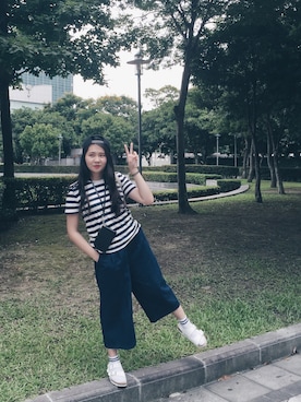 「zakka w（zakka w）のアイテム（財布/小物）」を使った、Jennyさん（レディース・162cm）の夏コーディネート