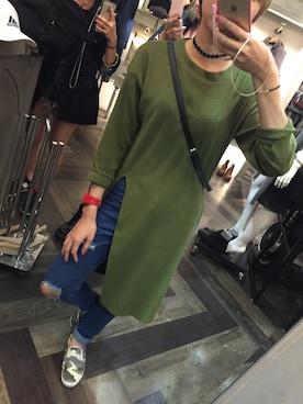 「super color（super color）のアイテム」を使った、GREEN GREEN🇹🇼さん（レディース・162cm）の秋コーディネート