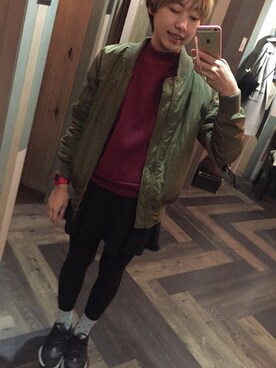 「catworld（キャットワールド）のアイテム」を使った、GREEN GREEN🇹🇼さん（レディース・162cm）の秋コーディネート