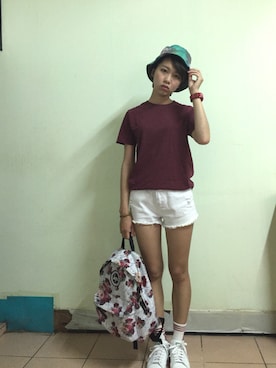 「HYPE（ハイプ）のアイテム（バッグ）」を使った、GREEN GREEN🇹🇼さん（レディース・162cm）の春コーディネート