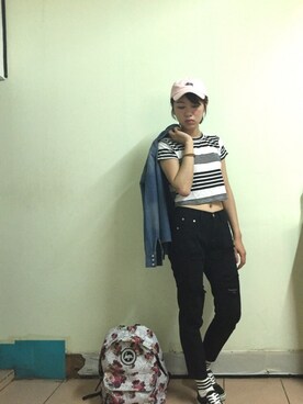 「HYPE（ハイプ）のアイテム（バッグ）」を使った、GREEN GREEN🇹🇼さん（レディース・162cm）の春コーディネート