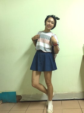 「HYPE（ハイプ）のアイテム（バッグ）」を使った、GREEN GREEN🇹🇼さん（レディース・162cm）の夏コーディネート