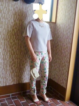 「Laula（ラウラ）のアイテム」を使った、nonさん（レディース・155cm）の夏コーディネート