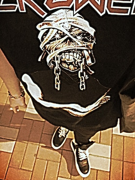 「DRKSHDW by RICK OWENS（ダークシャドウ バイ リックオウエンス）のアイテム（トートバッグ）」を使った、MrWTさん（メンズ・170cm）の冬コーディネート