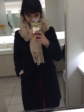 「UNTITLED（アンタイトル）のアイテム（その他アウター）」を使った、hiromiさん（レディース・153cm）の冬コーディネート