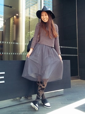 「FREE'S MART（フリーズマート）のアイテム（その他シューズ）」を使った、om! :)さん（レディース・171cm）の秋コーディネート