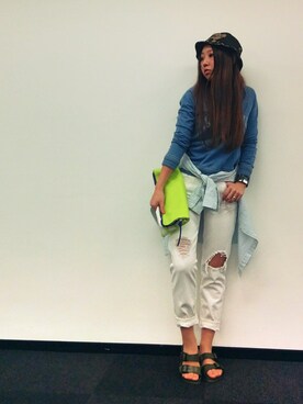 om! :)さん（レディース・171cm）の春コーディネート