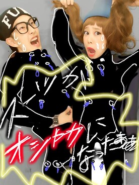 「アイテム（セットアップ、ブラック系）」を使った、ゆんさん（メンズ・162cm）の春コーディネート