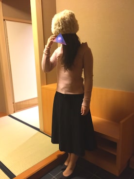 「STRAWBERRY-FIELDS（ストロベリーフィールズ）のアイテム（シューズ）」を使った、Seikoさん（レディース・152cm）の秋コーディネート