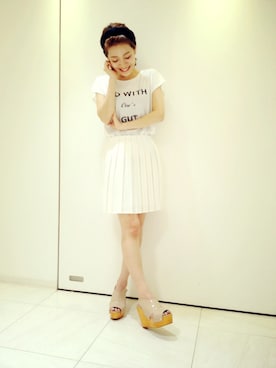 「ノミネ」｜モモさん（レディース・156cm）の夏コーディネート