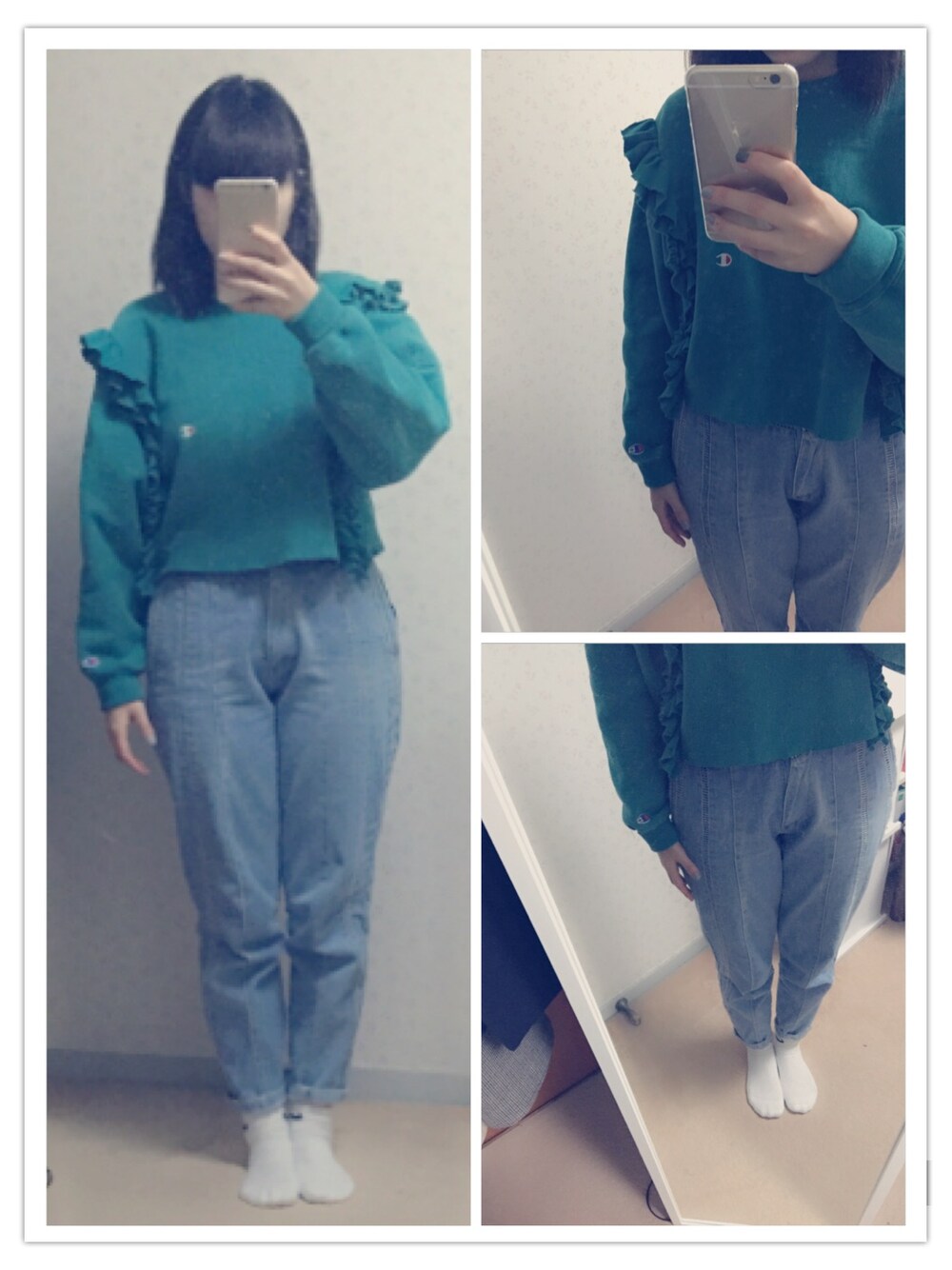 ブラック系のスニーカー、ブラック系のテーラードジャケットを着用したレディースの冬コーディネートの1枚目の写真