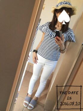 S*さん（レディース・149cm）の夏コーディネート