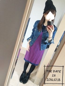 S*さん（レディース・149cm）の秋コーディネート