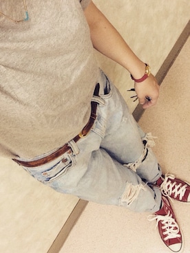 Fuka Azumaさん（レディース・145cm）の夏コーディネート