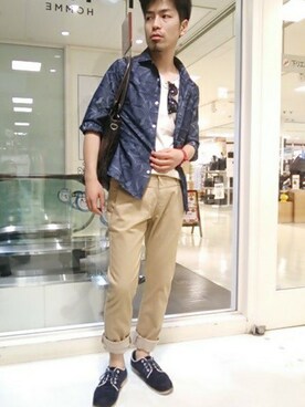 かっちゃんだよさん（メンズ・171cm）の春コーディネート