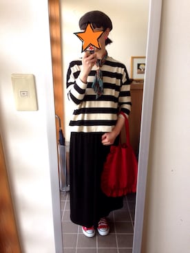 「Kukka Lucca（クッカ　ルッカ）のアイテム」を使った、まりまりさん（レディース・161cm）の春コーディネート